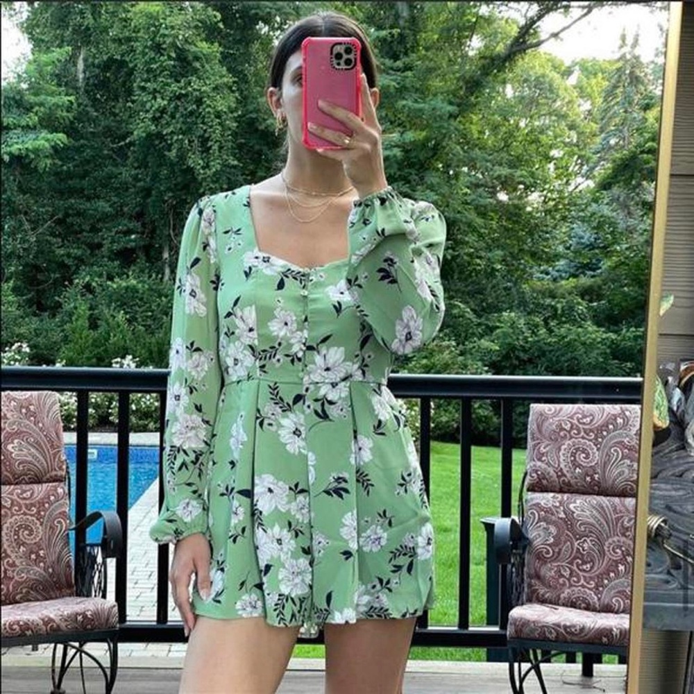 Francesca’s Long Sleeve Romper